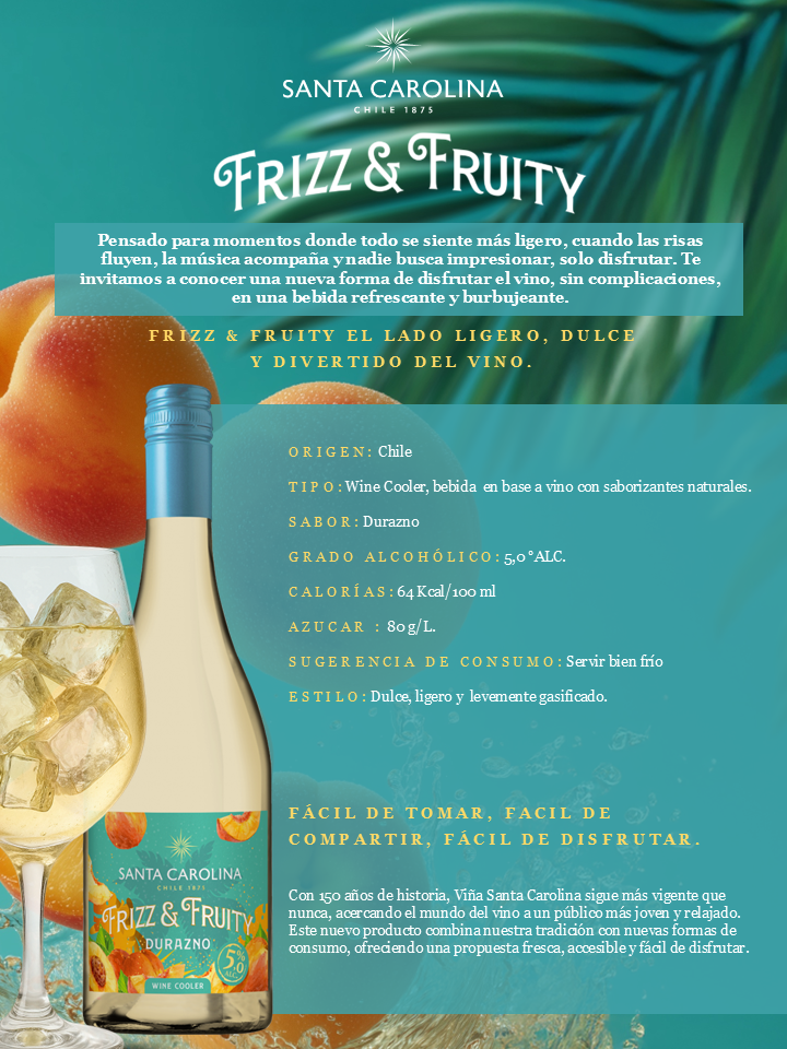 FRIZZ & FRUIT BLANCO DURAZNO