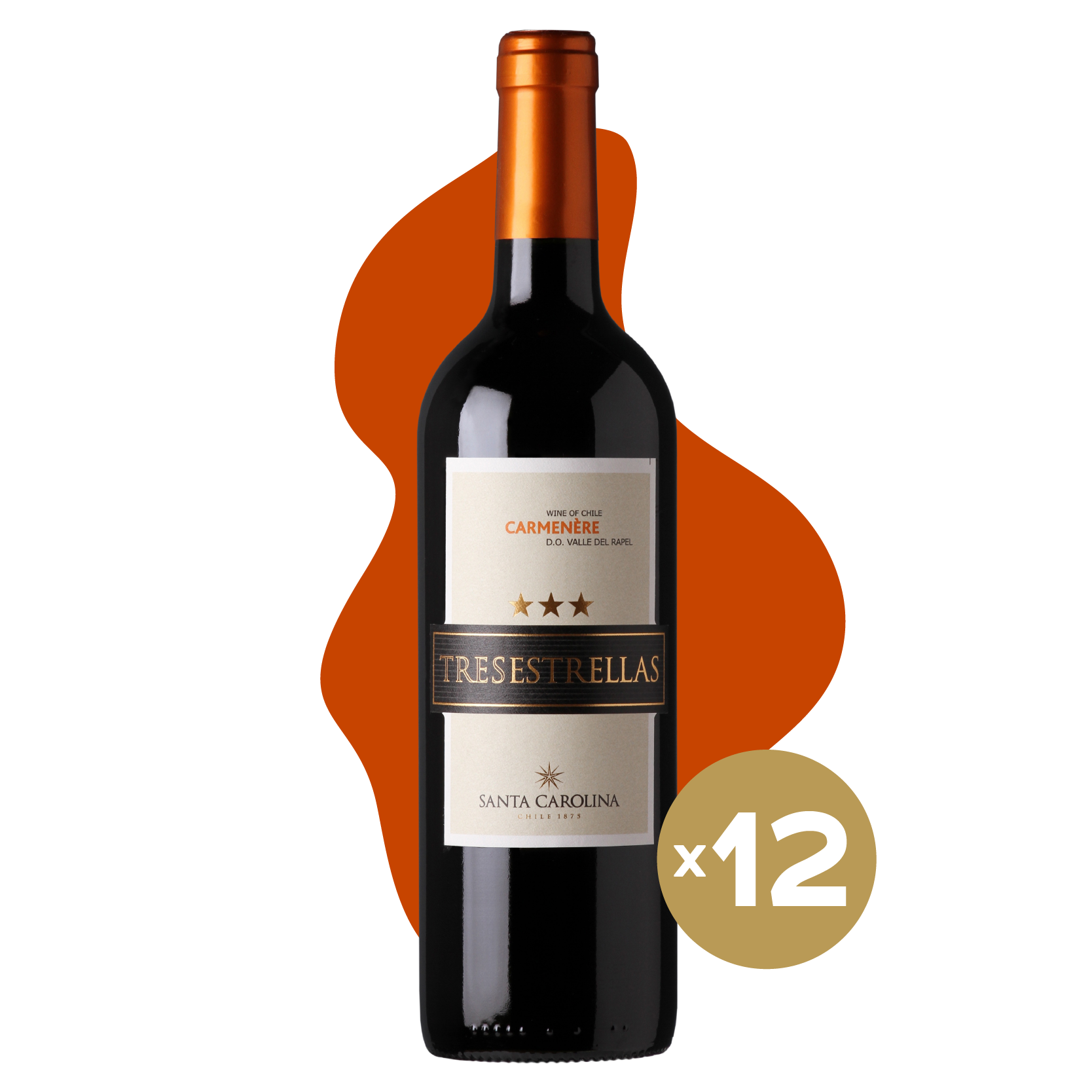TRES ESTRELLAS CARMENERE