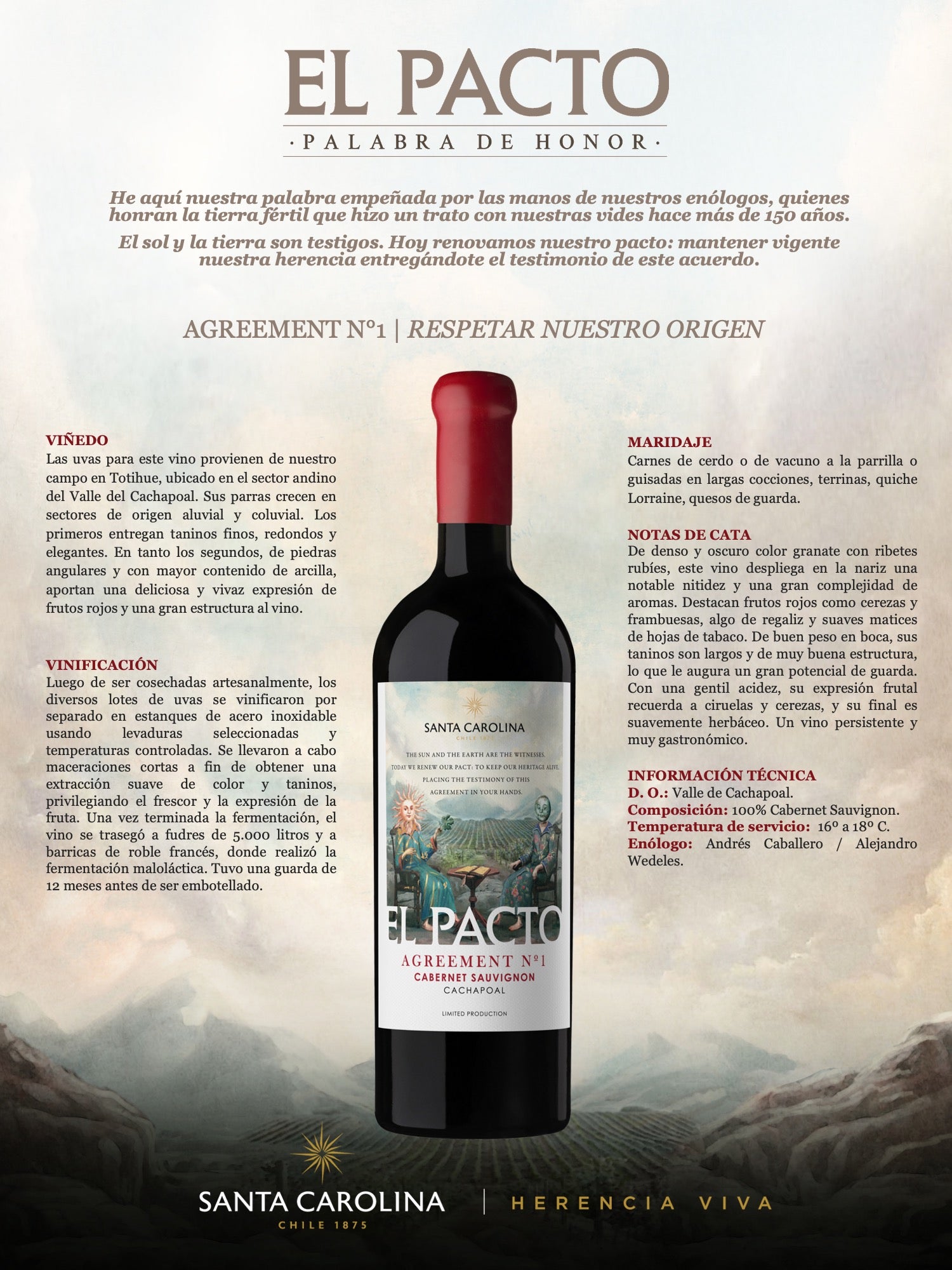 EL PACTO CABERNET SAUVIGNON