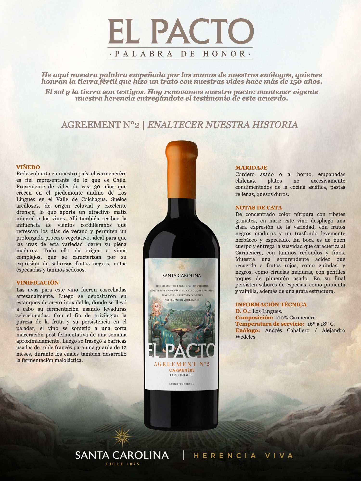 EL PACTO CARMENERE